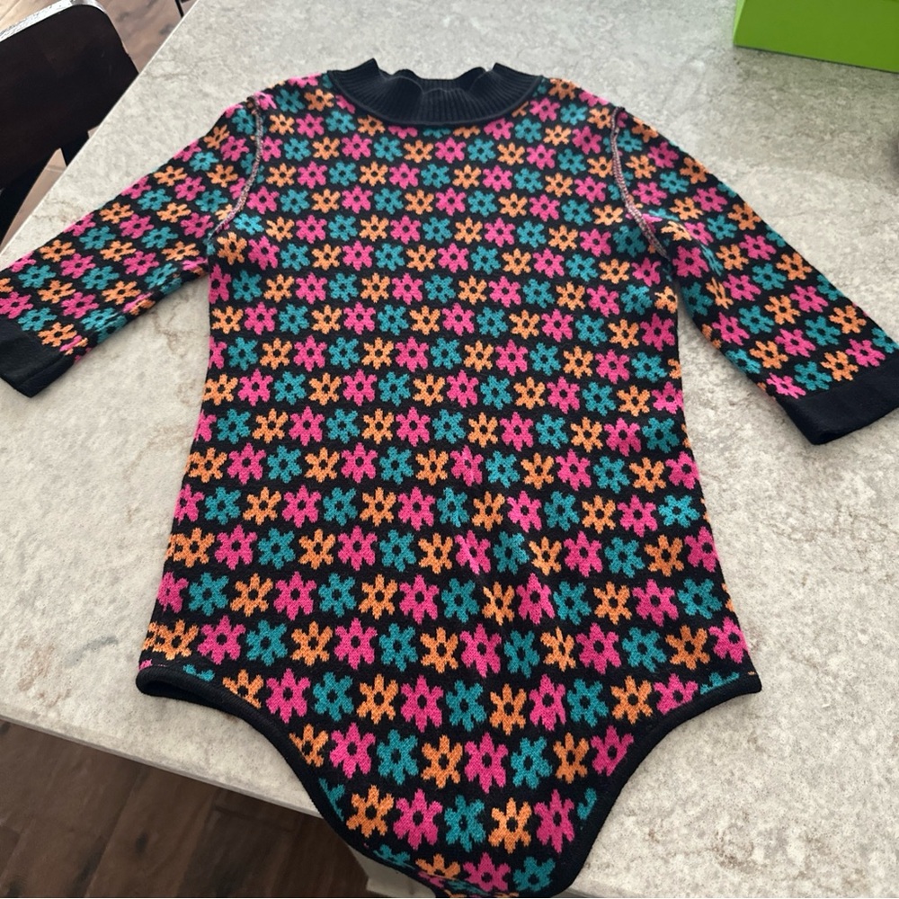 Free People Multicolor Patterned Bodysuit